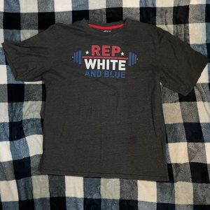 BCG rep white and blue T-shirt